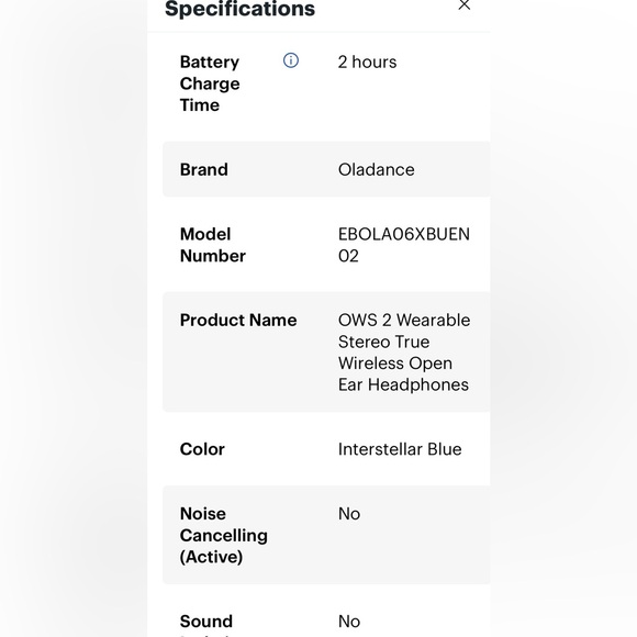 OLADANCE-OWS-2Wearable Stereo True Wireless Open Ear Headphones - Picture 7 of 12